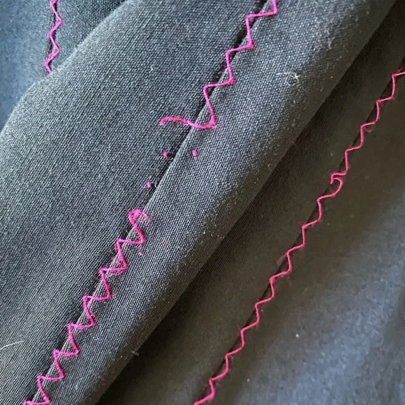 Vintage Persamen NY Black A-Line Flare Skirt Size 4 - Picture 7 of 7